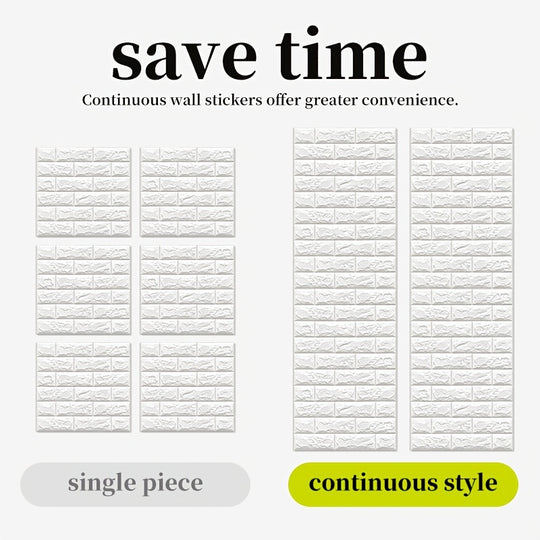 DecoBrick | 3D Wandpaneele Schaum – Wasserfest & rückstandsfrei Decorique.de