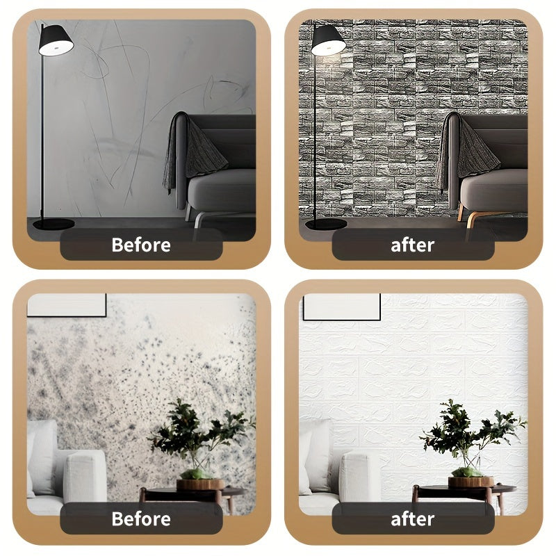 DecoBrick | 3D Wandpaneele Schaum – Wasserfest & rückstandsfrei Decorique.de