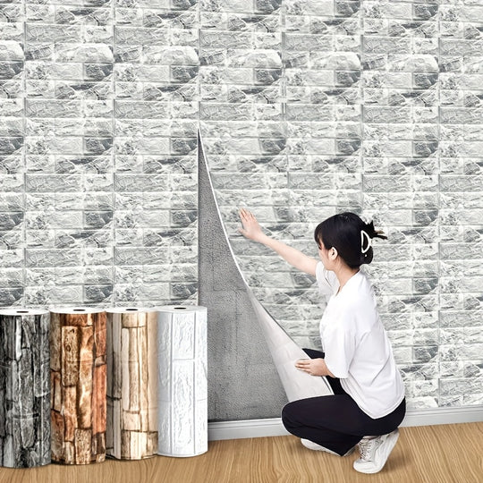 DecoBrick | 3D Wandpaneele Schaum – Wasserfest & rückstandsfrei Decorique.de