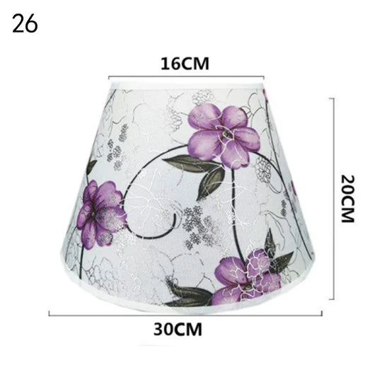 DecoCharm | Nostalgischer Lampenschirm aus Stoff & PVC Decorique.de