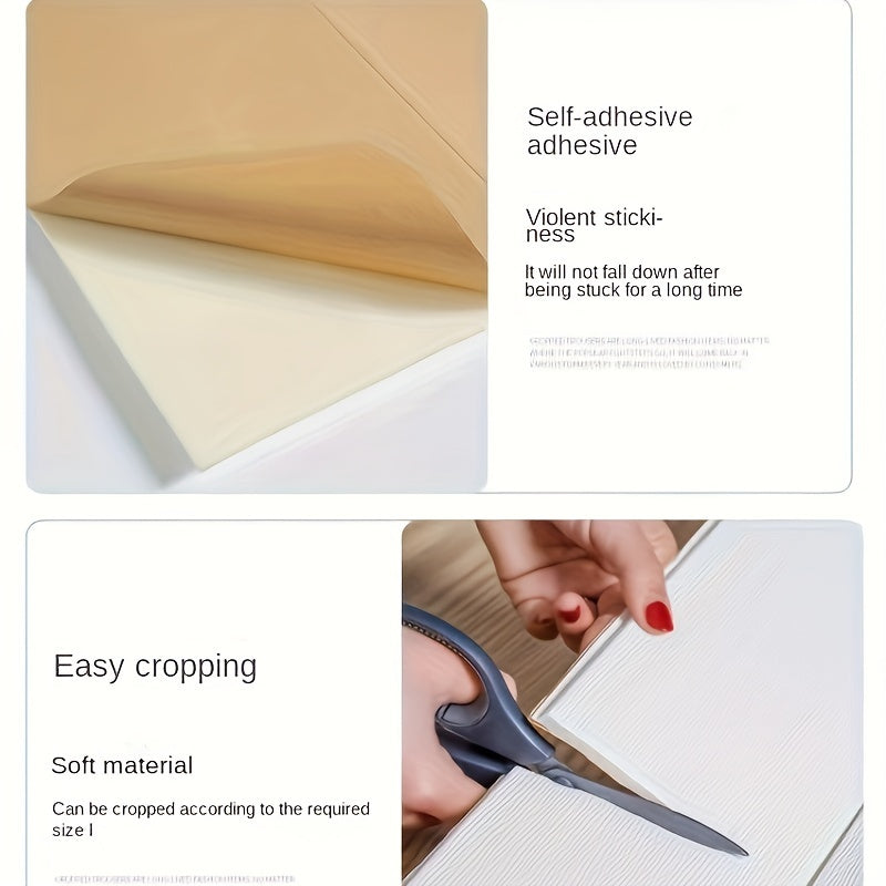 DecoStrip | 3D Wandverkleidung Rolle – Selbstklebend & nahtlos Decorique.de