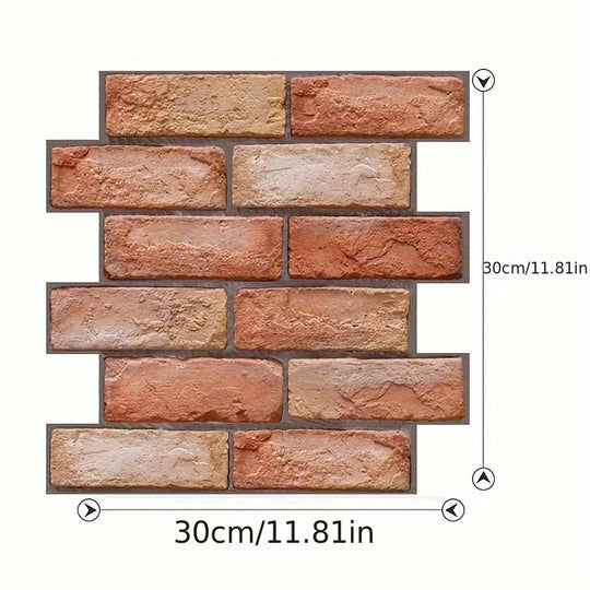 DecoTile | 3D Wandpaneele – Ziegel & Holz Optik, selbstklebend Decorique.de