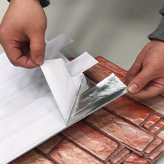 DecoTile | 3D Wandpaneele – Ziegel & Holz Optik, selbstklebend Decorique.de