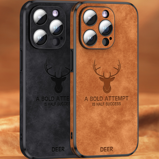 PrimeGuard | Leder iPhone Tasche - Luxuriöser stoßfester Schutz