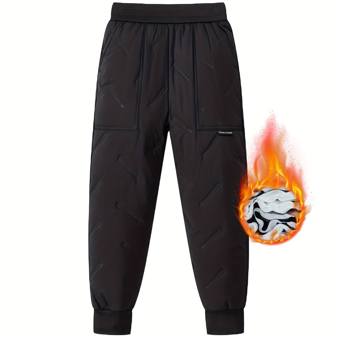 Demi | Kinder Thermohose – Winter Warm & Bequem Schwarz Decorique.de