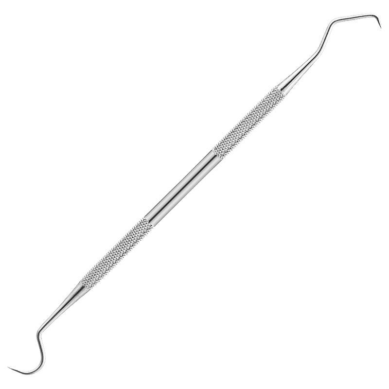 Dentaclean | Edelstahl Dental-Explorer & Spatel 1 Piece Dental probe Decorique.de