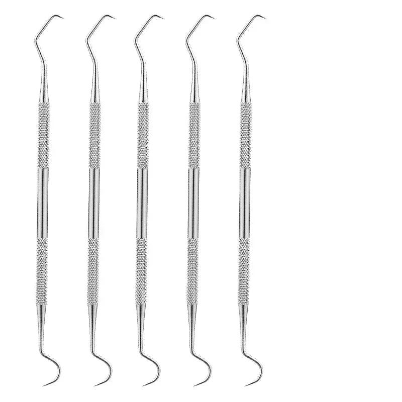Dentaclean | Edelstahl Dental-Explorer & Spatel 5 Piece Dental probe Decorique.de