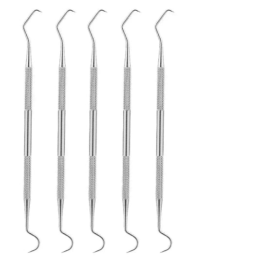 Dentaclean | Edelstahl Dental-Explorer & Spatel 5 Piece Dental probe Decorique.de