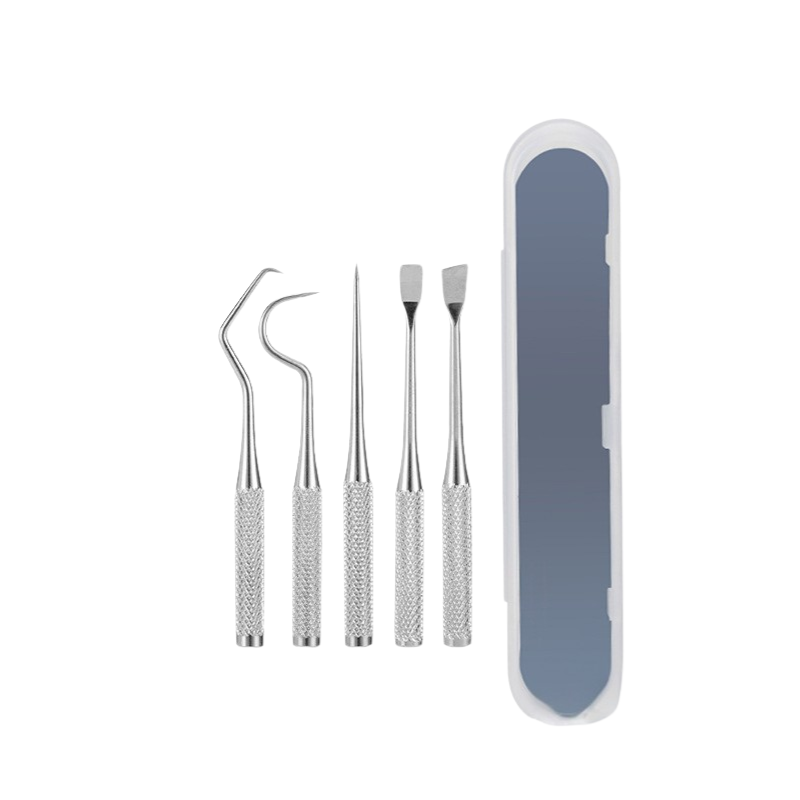 Dentaclean | Edelstahl Dental-Explorer & Spatel Medium-all-purpose five-piece set (gift box) Decorique.de