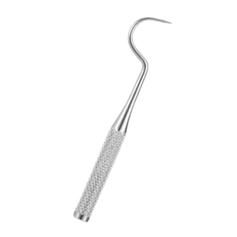 Dentaclean | Edelstahl Dental-Explorer & Spatel Large-half-moon toothpick (304 stainless steel) Decorique.de