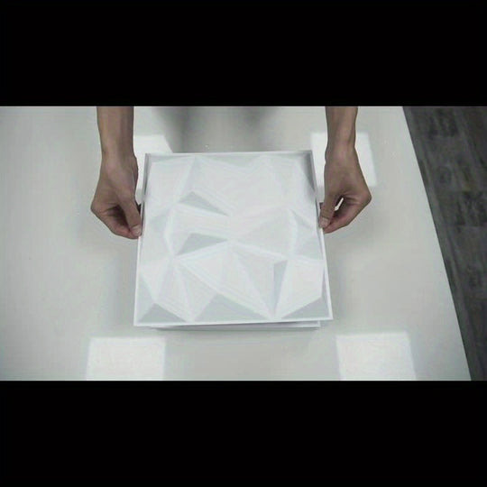 DiamondWall | 3D Wandpaneele – Geometrischer Diamant-Effekt Decorique.de