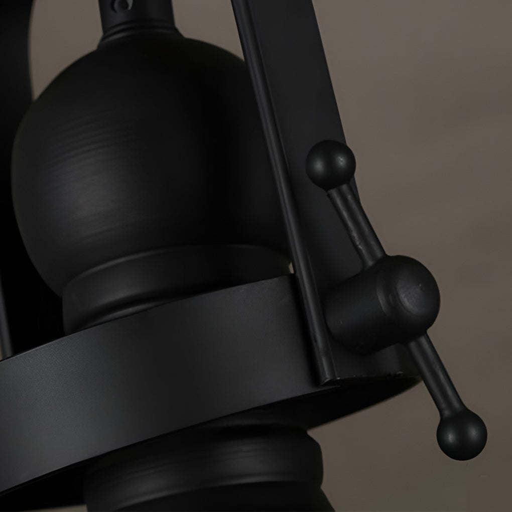 DomeLuxe | Antike Glas Eisen Retro Industrie Kronleuchter Hängende Deckenleuchten Decorique.de