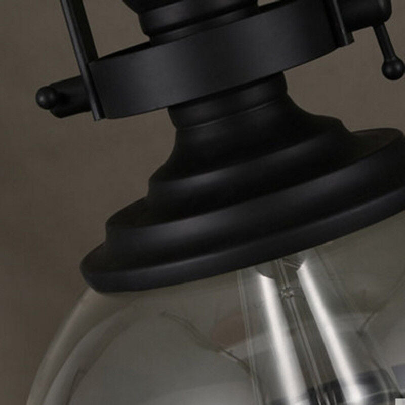 DomeLuxe | Antike Glas Eisen Retro Industrie Kronleuchter Hängende Deckenleuchten Decorique.de