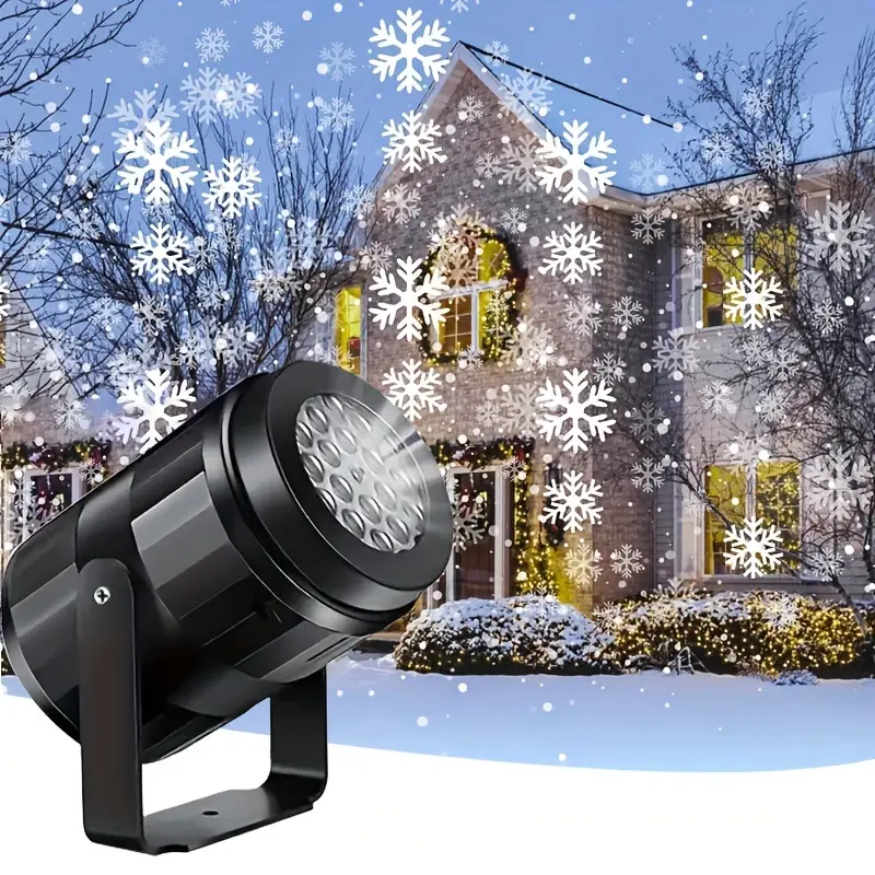 SnowMagic | Schneeflocken-Projektor – Innen/Außen LED Schneefall