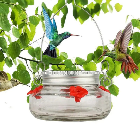 NectarBloom | Klarer Blütenport Kolibri-Futterspender