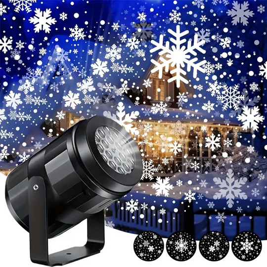 SnowMagic | Schneeflocken-Projektor – Innen/Außen LED Schneefall