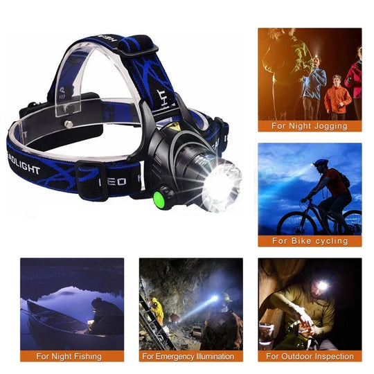 TrailTorch | Wiederaufladbare Stirnlampe für jedes Wetter