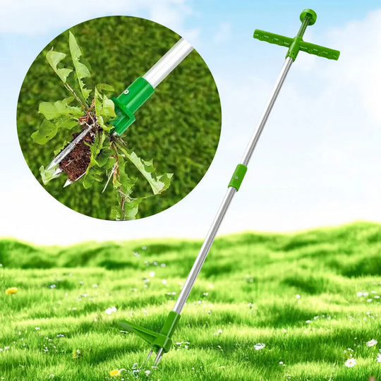 RootClaw | Langstieliger Unkrautzieher mit Fußpedal & Klauen-Design