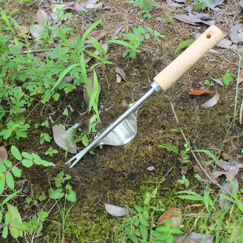 SoilSlice | V-förmiges Unkrautzieher-Werkzeug mit langem Griff