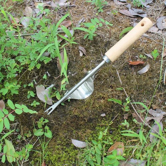 SoilSlice | V-förmiges Unkrautzieher-Werkzeug mit langem Griff