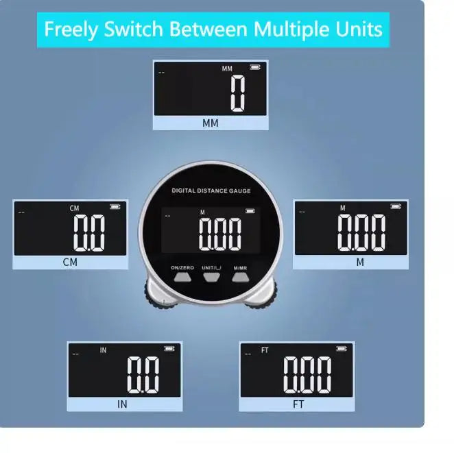 ExactLine | Smart Digitales Maßband mit LCD-Display