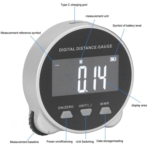ExactLine | Smart Digitales Maßband mit LCD-Display
