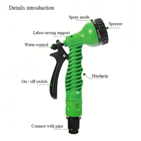 HoseMate | Erweiterbarer Schlauch mit 9-in-1 Sprühkopf