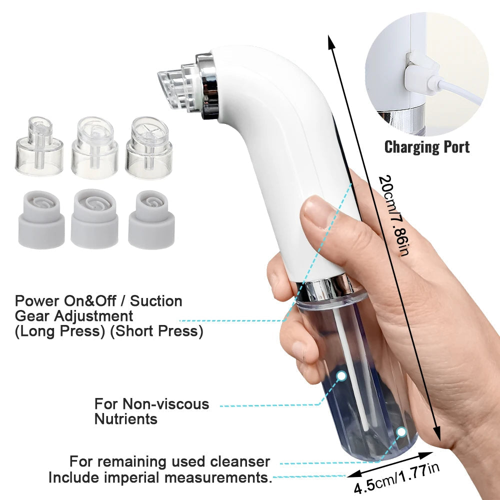 DermaVac | Nasen-Vakuumreiniger – Dual-Tank-System für hygienische Pflege