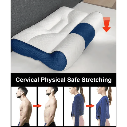SleepAura | Ergonomisches Gänsedaunenkissen