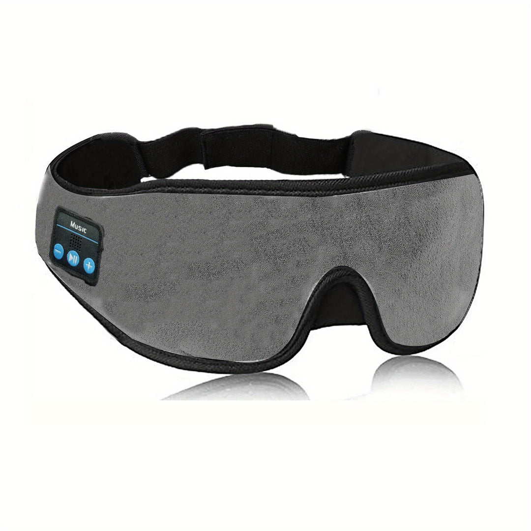 DreamBeat | Bluetooth Schlafmaske – Musik & Komfort für tiefe Entspannung Grau Decorique.de