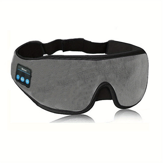 DreamBeat | Bluetooth Schlafmaske – Musik & Komfort für tiefe Entspannung Grau Decorique.de
