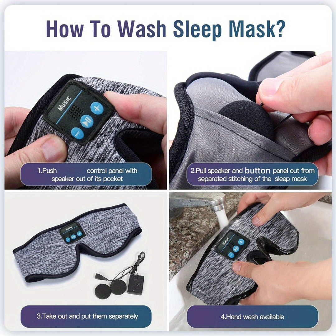 DreamBeat | Bluetooth Schlafmaske – Musik & Komfort für tiefe Entspannung Decorique.de