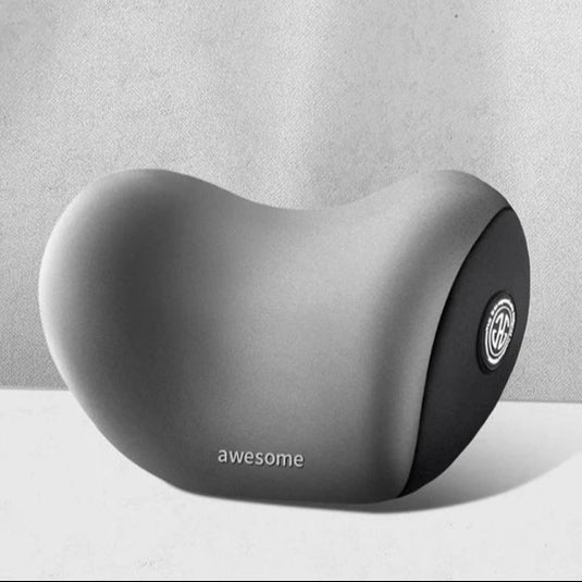 DreamRest | Ergonomisches Nacken- & Lendenkissen für das Auto Grau Kopfstütze Decorique.de