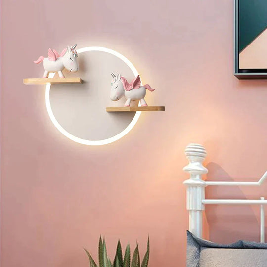 DreamyUnicorn | Verspielte Nachtlampe für Kinder Rosa Einhorn Decorique.de