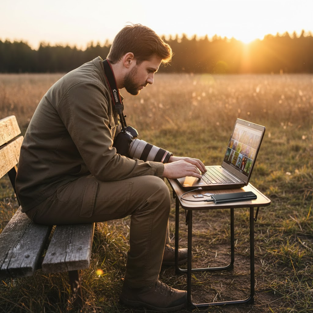 DriveBox | Ultrakompakte 4 TB USB-C Festplatte für sichere Datenspeicherung Decorique.de