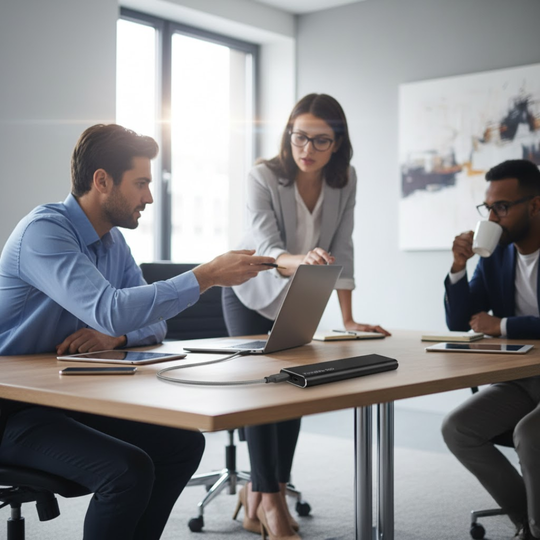 DriveBox | Ultrakompakte 4 TB USB-C Festplatte für sichere Datenspeicherung Decorique.de