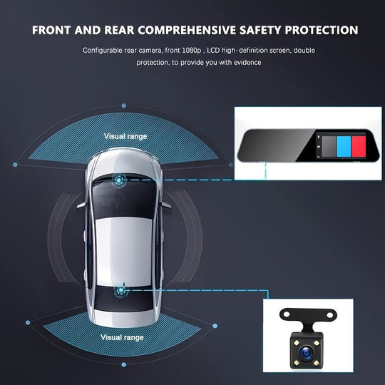 DriveVision | Auto-Dashcam – 1080p/30FPS & magnetische Montage Decorique.de