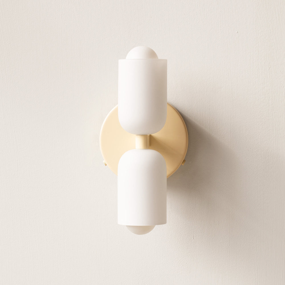 DualGleam | Moderne Zweiseitige Wandleuchte Beige Decorique.de