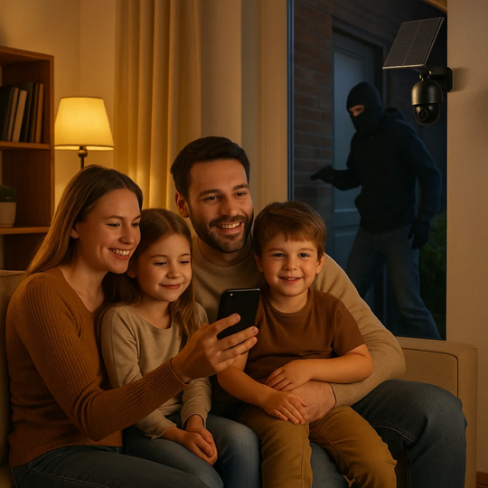 DualGuard | 4K Sicherheitskamera mit Solarpanel Decorique.de