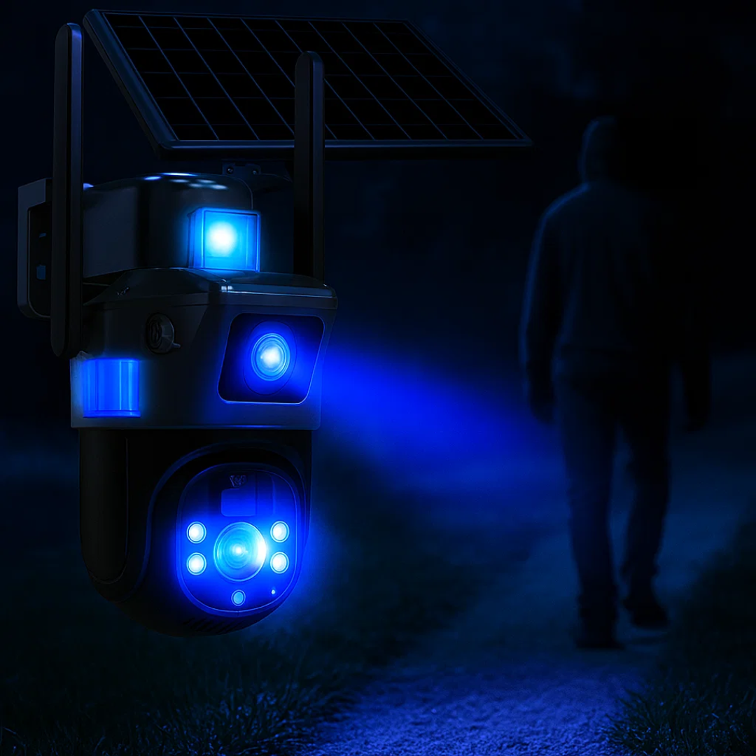 DualGuard | 4K Sicherheitskamera mit Solarpanel Decorique.de