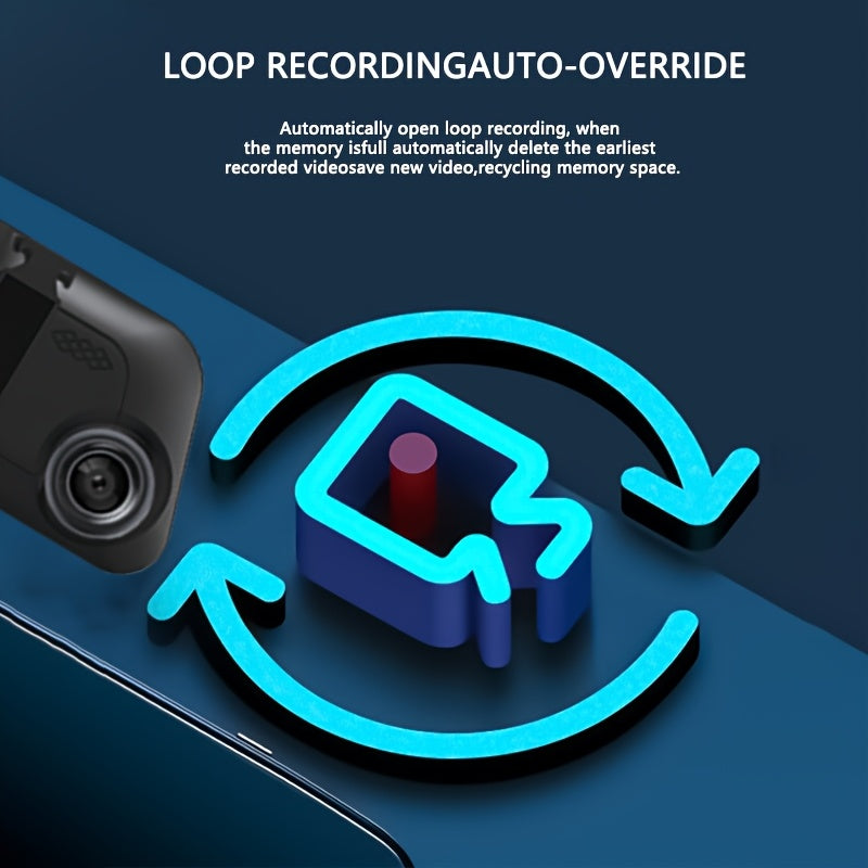 DriveVision | Auto-Dashcam – 1080p/30FPS & magnetische Montage