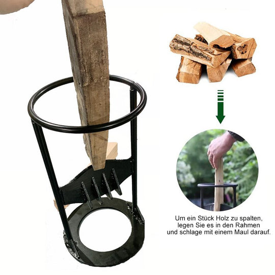 AxeMate | Kompakter Guss-Holzspalter für Zuhause