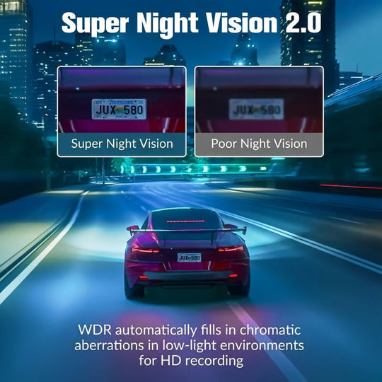NightEye | Full HD Auto-Dashcam – Mini LCD & Schleifenaufnahme