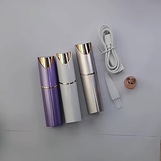 FaceFlick | 2-in-1 Augenbrauen- & Gesichtstrimmer - Präzise & USB aufladbar