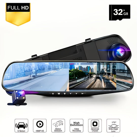 DriveScope | Weitwinkel Dashcam – 1080p/30FPS & HD-Nachtsicht