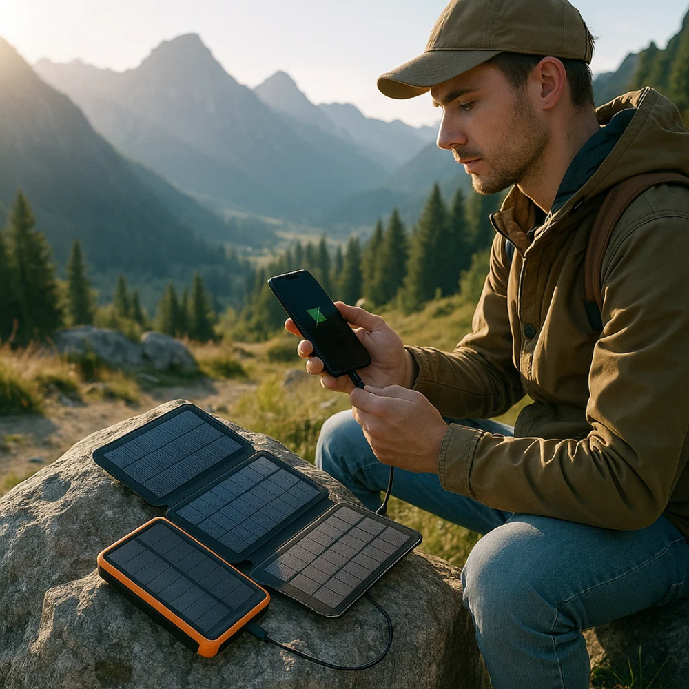 EcoCharge | Hochkapazitäts-Solar-Powerbank für ultimative Unabhängigkeit Decorique.de