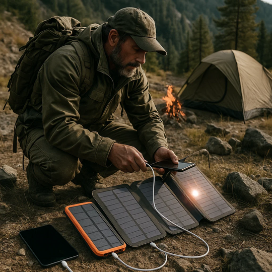 EcoCharge | Hochkapazitäts-Solar-Powerbank für ultimative Unabhängigkeit Decorique.de