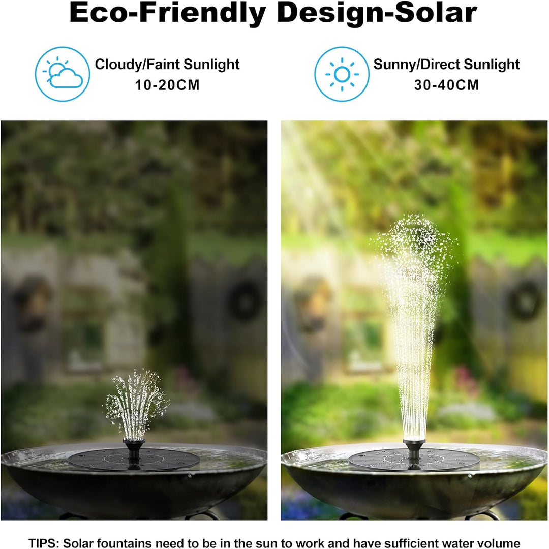 EcoFountain | Outdoor Solar-Wasserbrunnen Decorique.de