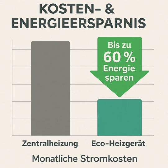EcoHeat | Energiesparender Heizlüfter mit modernem Design Decorique.de