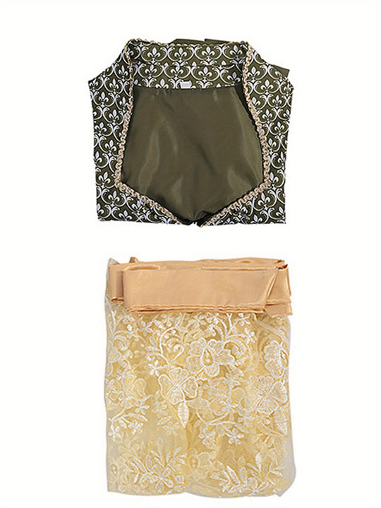 Edelweißzauber | Damen-Oktoberfestkleid mit Schürze – Klassisch & Bühnentauglich Decorique.de